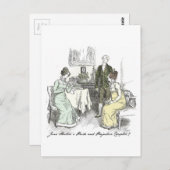 Netherfield Notes - Jane Austen Pride & Prejudice Briefkaart (Voorkant / Achterkant)