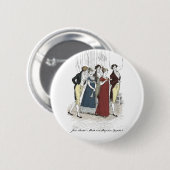 Netherfield Party Arrives - Pride & Prejudice Ronde Button 5,7 Cm (Voorkant /achterkant)