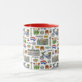 Netherland Doodle Pattern Mok (Midden)