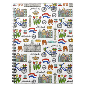 Netherland Doodle Pattern Notitieboek