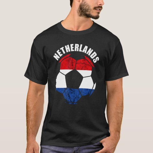 Netherlands Dutch Pride Netherlands Soccer Player  T-shirt (Voorkant)