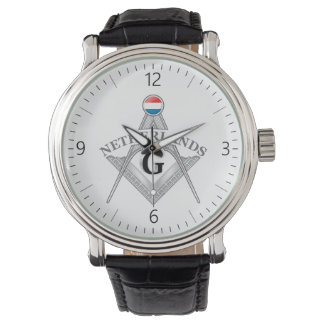 Netherlands freemasonry sign horloge
