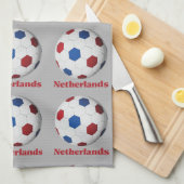 Netherlands Soccer Theedoek (Quarter Fold)