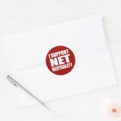 Netneutraliteit Ronde Sticker (Envelop)