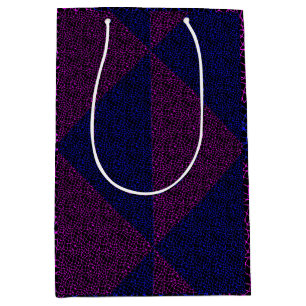 Netpatroon 05 Indigolue Black BG Medium Cadeauzakje