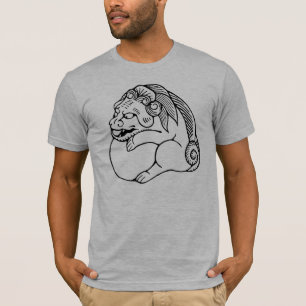Netsuke chinese leeuwshishi t-shirt