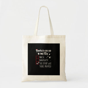 Nett Stout Er Was Een Belofte Kerstmis Tote Bag