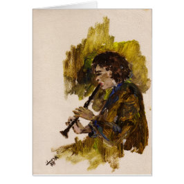 Netta op de klarinet