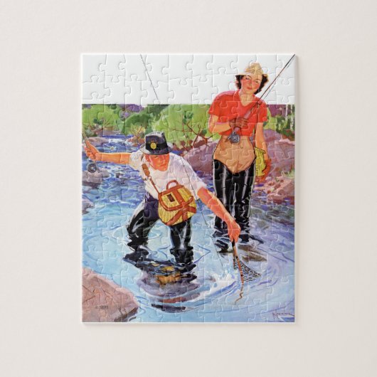 Netting A Fish door R.J. Cavaliere Legpuzzel (Verticaal)