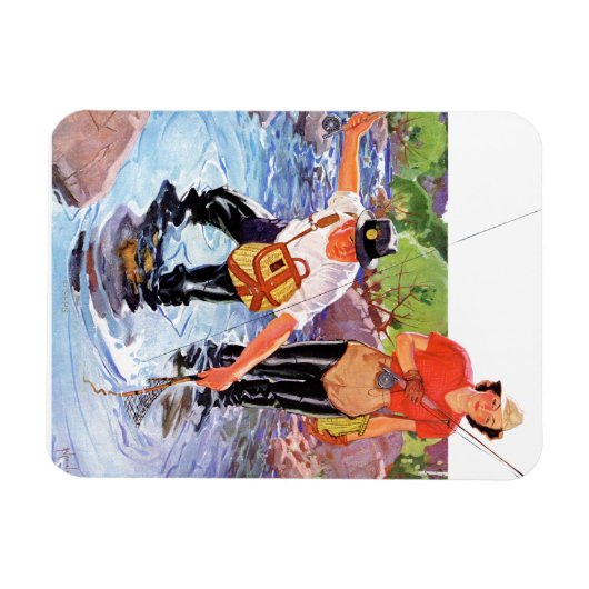 Netting A Fish door R.J. Cavaliere Magneet (Horizontaal)