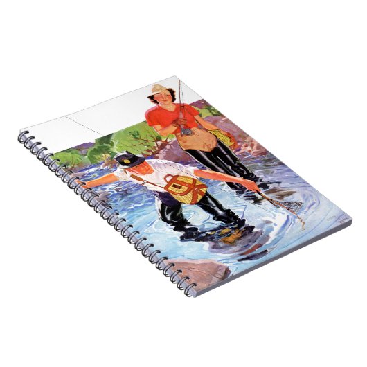 Netting A Fish door R.J. Cavaliere Notitieboek (Rechterzijde)