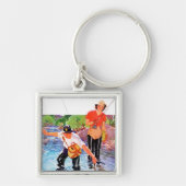 Netting A Fish door R.J. Cavaliere Sleutelhanger (Voorkant)