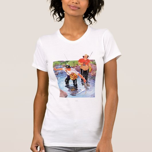 Netting A Fish door R.J. Cavaliere T-shirt (Voorkant)