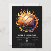Netto Printable Custom Basketbal Verjaardag Kaart (Voorkant)