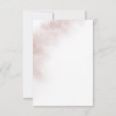 Nettoyage aquarelle | Blush Song Request Carte RSV (Dos)