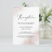 Nettoyage aquarelle | Carte d'insertion de récepti (Debout devant)