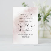 Nettoyage aquarelle | Invitation du soir Blush (Debout devant)