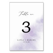 Nettoyage aquarelle | Numéro de table pourpre (Dos)