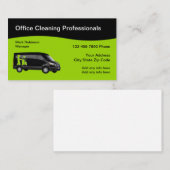 Nettoyage de bureau Professionnels Cartes de visit (Devant / Derrière)