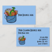 Nettoyage de cartes de visite personnalisables (Devant / Derrière)