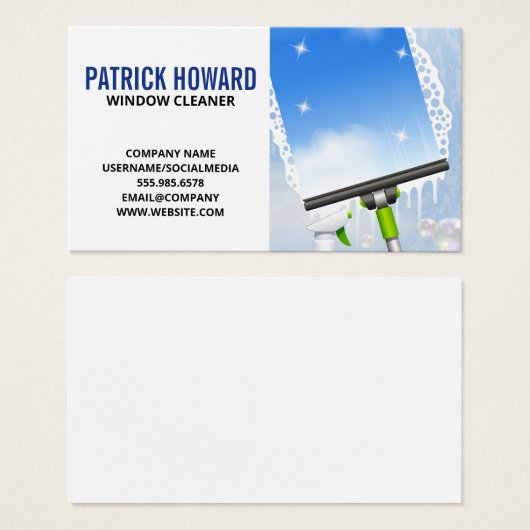 Nettoyage de fenêtres | Squeegee | Les soap-sons (Devant & derrière)