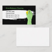 Nettoyage de la maison Cartes de visite uniques si (Devant / Derrière)