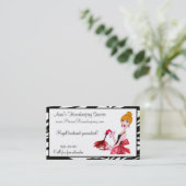 Nettoyage de la maison Diva Cartes de visite (Debout devant)