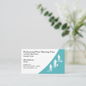 Nettoyage de sol Professionnel Cartes de visite si (Debout devant)