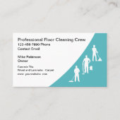 Nettoyage de sol Professionnel Cartes de visite si (Devant)