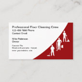 Nettoyage de sol Professionnel Cartes de visite si (Devant)