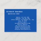 Nettoyage des Cartes de visite (Dos)