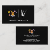 Nettoyage du bain de chien | Carte de visite en cr (Devant / Derrière)