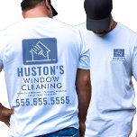 Nettoyage professionnel Logo Nettoyage de fenêtre<br><div class="desc">Montrez votre engagement envers l'excellence grâce à notre T-Shirt nettoyant de fenêtre de logo professionnel, un must pour toute entreprise de nettoyage de fenêtre. Cette chemise est plus qu'un uniforme, c'est un témoignage de votre dévouement au professionnalisme et à la qualité du service. Doté d'un design propre et moderne, ce...</div>
