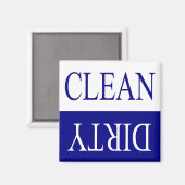 Nettoyer aimant lave-vaisselle bleu sale (Recto/Verso)