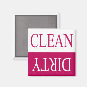 Nettoyer aimant lave-vaisselle rose sale (Recto/Verso)