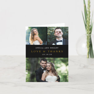 Nettoyer Collage Carte de remerciements DE COULEUR