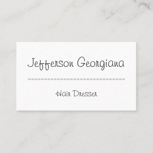 Nettoyer et réduire au minimum le Carte de visite  (Devant)