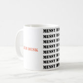 Nettoyer le bureau/ Messager le bureau Mug (Devant gauche)