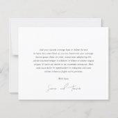 Nettoyer le Carte de remerciements de Mariage de b (Dos)