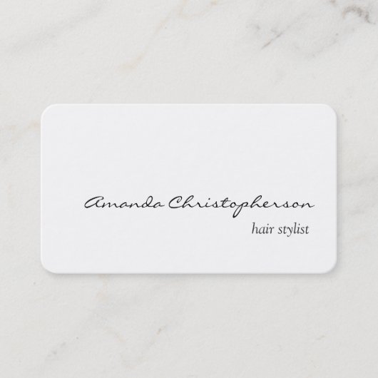 Nettoyer le Carte de visite arrondi (Devant)