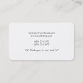 Nettoyer le Carte de visite arrondi (Dos)