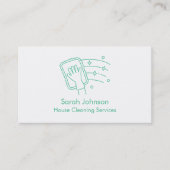 Nettoyer le Carte de visite de service de nettoyag (Devant)
