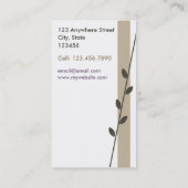 Nettoyer le Carte de visite de succursale moderne (Dos)