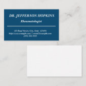 Nettoyer le Carte de visite rhumatologue (Devant / Derrière)