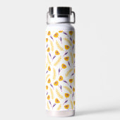 Nettoyer le motif floral jaune Bouteille d'eau (Arrière)