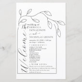 Nettoyer le programme de mariage du script de scri (Devant)