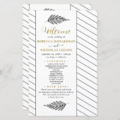 Nettoyer le script de texte Programme de mariage m (Devant / Derrière)