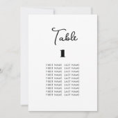 Nettoyer les cartes de tableau de Mariage simples (Devant)