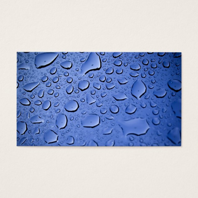 Nettoyer les gouttelettes d'eau bleue (Devant)