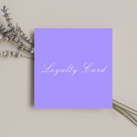 Nettoyer Patel Bleu Script Beauté Salon Carte de f